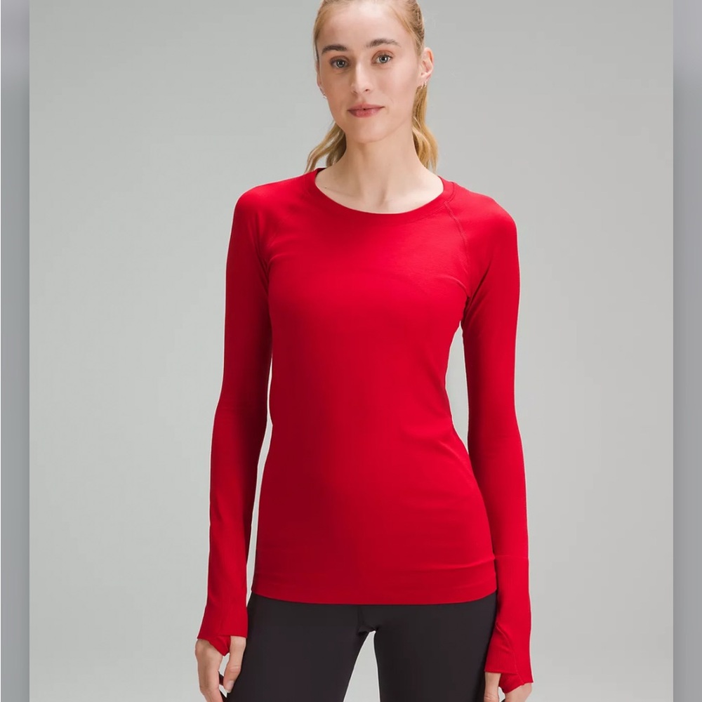 Lululemon Swifty Tech Long-Sleeve shirt College Crimson 8